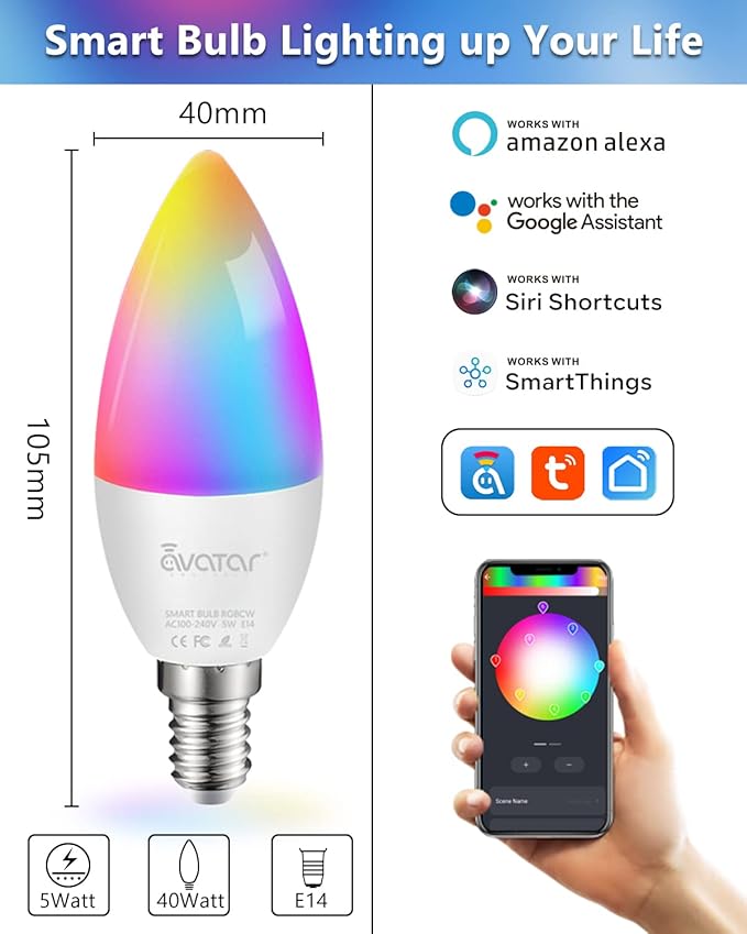 Avatar Controls Smart Light Bulbs