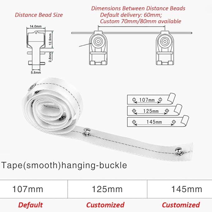 Automatic Curtain Opener,S Folding Electric Smart Curtains System,Motorized Curtains Rod with Remote & Timed,Compatible with Alexa/Google Home (Zigbee Motor, 7M (275.6in) Track)