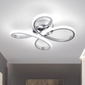 ADISUN Modern LED Ceiling Light, 6000K Semi Flush Mount Ceiling Light Fixture, Modern Lamp for Hallway Bedroom Corridor Aisle Bathroom(L14.56*W14.56*H2.4)