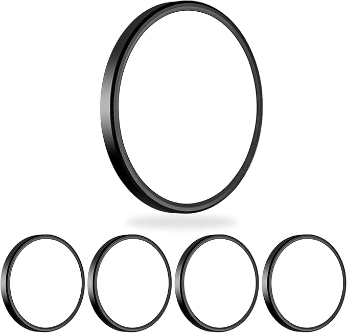 MODERN 4 Pack Super Thin 9inch 2800lm Flush Mount LED Ceiling Light Black, 5000K Daylight, Undimmable Ceiling Light Surface Mount for Bedroom, Living Room, Dining Room, Garage, Office