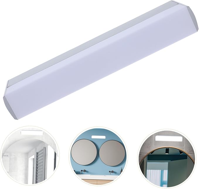 STOBOK Waterproof LED Vanity Mirror Light Anti-Fog Technology for Bathroom and Bedroom Adjustable Brightness Cordless Design for Makeup Application and Dressing Tables