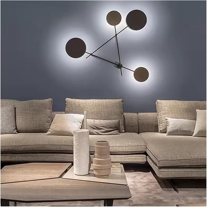 LED Wall Lamp Living Room Decoration Minimal Lamp Interior Wall Light Fixture Bedroom Wall Decoration Indoor Lighting for Home,Natural Style