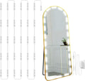 LPHUMEX Hollywood Glam Led Vanity Lights Kit, 14ft Dimmable Mirror Lights, Full Body & Bathroom Lighting, Plug in Floor Light with Power Supply (Mirror not Inlcuded)