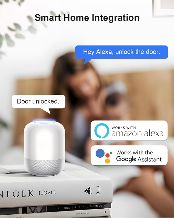 Wi-Fi Smart Keyless Entry Door Lock with Knob, Keypad Door Lock with Handle, Smart Locks for Front Door, Door Knob with Code, No Hub Required, APP Remote Control