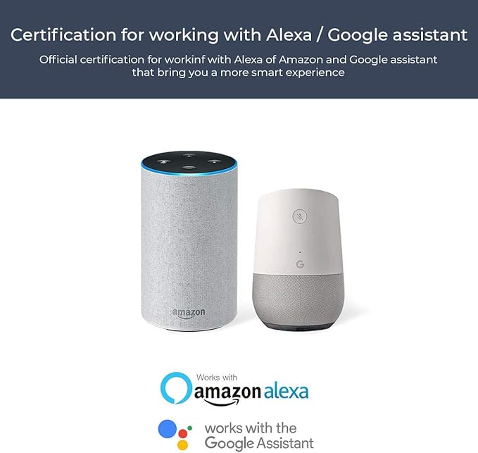 eco4life Smart Plug, WiFi Mini Plug Outlet, Compatible with Alexa and Google Home, Voice Control, App Remote Control Anywhere, No Hub Needed, UL Certified