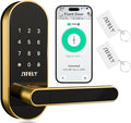 Keyless Entry Keypad Smart Door Lock with Handle & Knob – Digital Deadbolt for Front, Bedroom, Office & Interior Doors, App Control for Airbnb, Guests & Kids, Easy DIY Install (No Fingerprint)