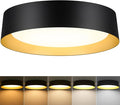 BrightHome 16in Flush Mount LED Ceiling Light, 30W(300W Equiv) 3000LM, 5CCT 2700K 3000K 4000K 5000K 6000K, Dimmable Modern Flush Mount Light for Bedroom, Bathroom, Hallway, Kitchen, White and Gold