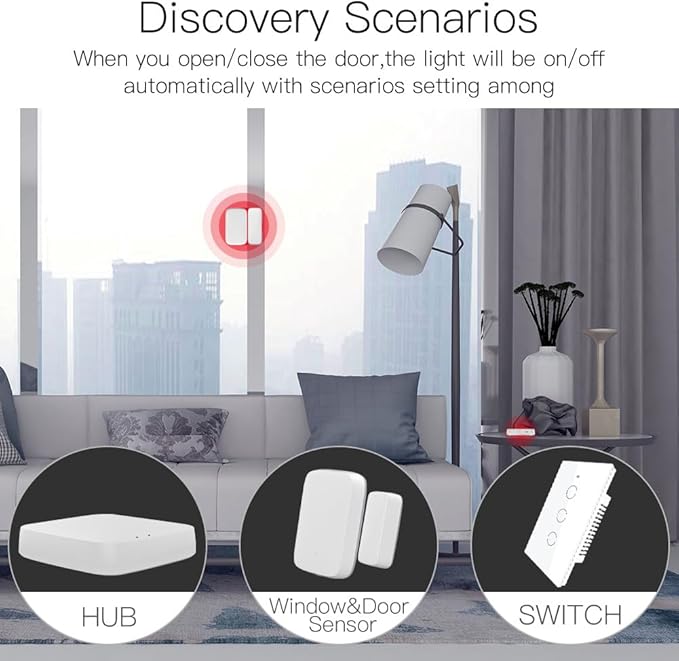 Window Motor APP Remote Control Timing Quiet Automatic Window Pusher Smart Chain Blinds Opener for Home Use (ZigBee Hub)