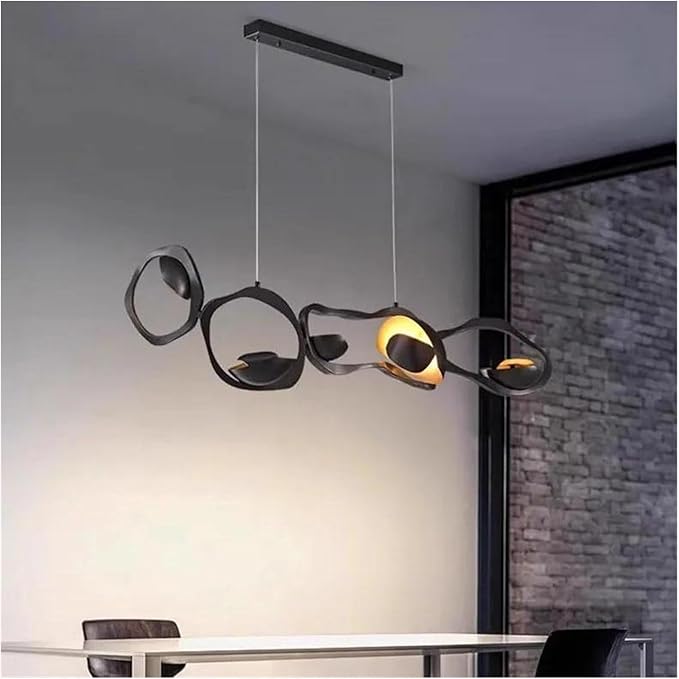 Modern Home Decor Led Lights Pendant Light Lamps for Living Room Chandeliers for Dining Hanging Indoor Lighting,Modern LED Chandelier(RC Remote dimming,Length 150)
