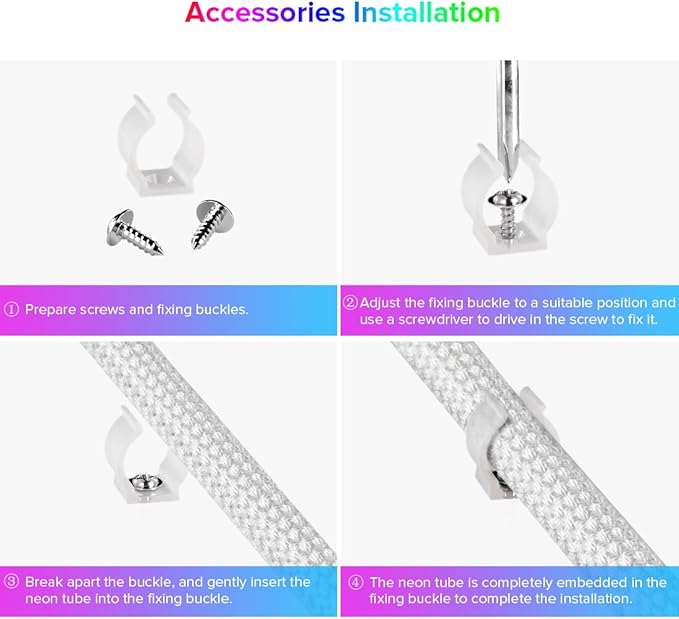 BTF-LIGHTING 13.1FT WS2811 WS2812B IC RGB DC5V 360 Degree Round Reticulate Pattern Chasing Color Neon LED Strip Flexible Nylon Silicone IP67 Waterproof Dream Color Rope Light(No Adapter or Controller)
