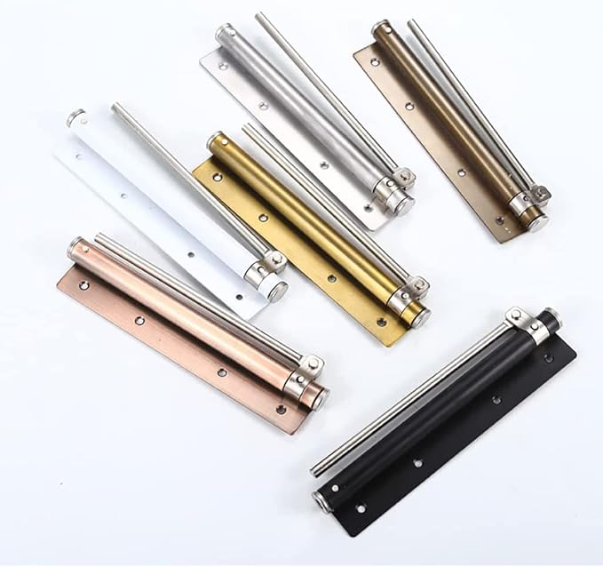 Automatic door closers,2Pcs Spring Loaded Door Closer,Automatic Adjustable Door Closing Mechanism,Stainless Steel Gate Closer,Durable Door Hardware For Office Door Home Improvement For Home Door (6 Co