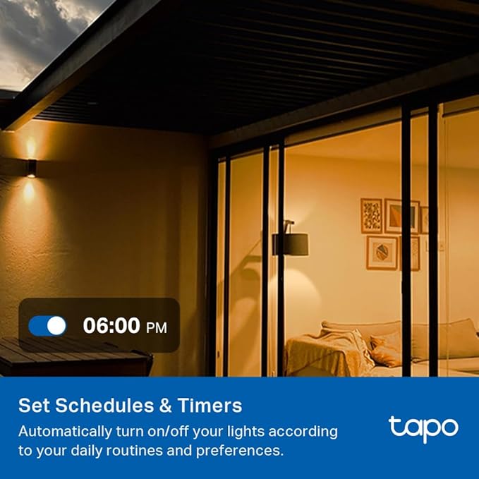 TP-Link Tapo Smart Switch, Single-Pole/3-Way/4-Way, Matter Compatible, Energy Monitoring, Neutral Wire Required, Works with Alexa, Siri, Google Home, SmartThings, UL Certified, 2.4GHZ Wi-Fi, Tapo S515