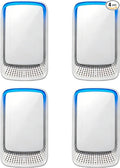 Air Ionizer Purifier for Home,4 Pack Negative Ion Air Purifier Plug in for Small Room, Bedroom Office Bathroom Basement,Quiet Working Portable Air Cleaner Freshener for Odor,Pets Smell