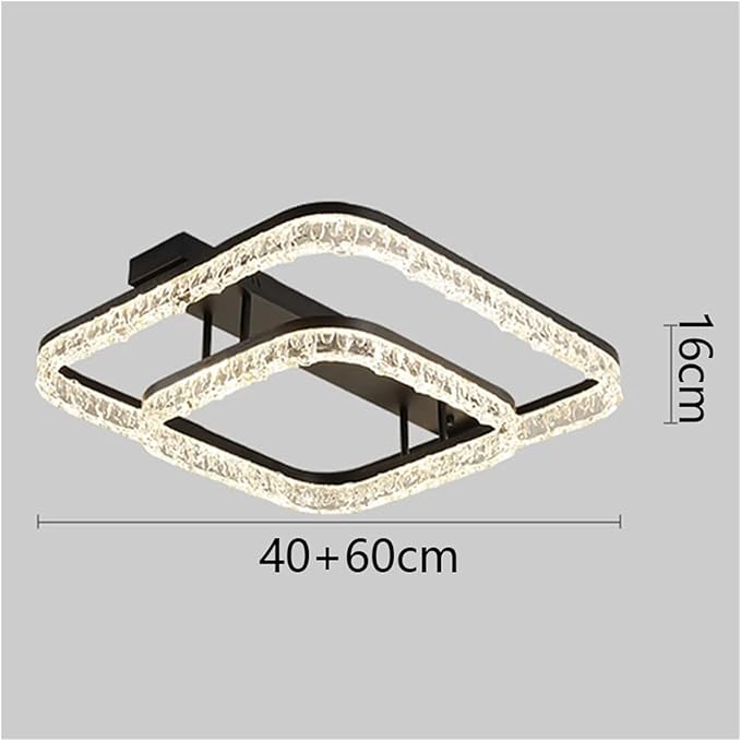 Nordic Home Decoration Salon Bedroom Decor Smart Led Lights Ceiling Light Indoor Lighting Versatile Use(Cold White,40 60cm)