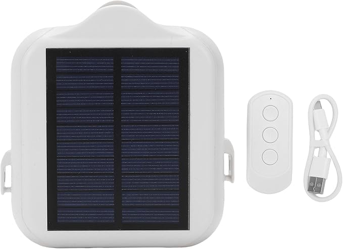 Solar Powered Smart Curtain Motor, APP Remote Control Automatic Curtain Opener Compatible with Roman Rod U Shape I Beam Tracks, with Voice Control for Home