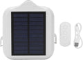 Zopsc Smart Curtain Motor, Solar Powered APP Controlled Automatic Curtain Opener with Voice Control and Timer, for Roman Rod U Shape I Beam Tracks