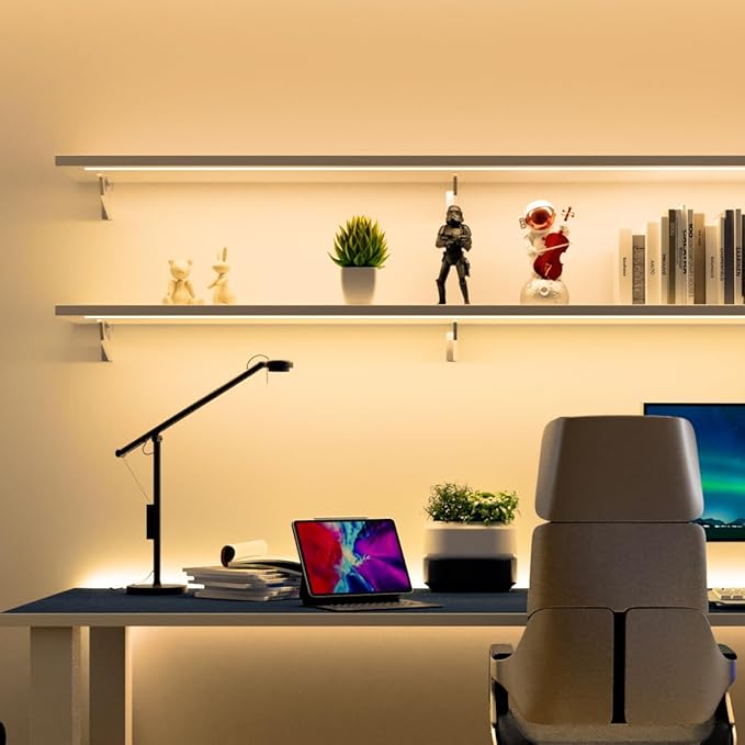 BTF-LIGHTING FCOB USB Powered Warm White 3000K COB LED Strip Lights 9.8FT 960LEDs 5V 8mm Width 90+ High CRI Ultra Bright Flexible Light for TV Backlight Display Cabinet PC DIY Decor