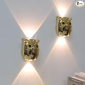 Motion Sensor Wall Light: 1200mAh Rechargeable Wall Sconce 2pcs Magnetic Stair Lights Indoor Wireless Wall Sconces Night Light for Bedroom Hallway Stairs Home Decor (Gold)