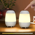 uuffoo 2 Pack Rechargeable Night Light Lamp 3 Color Touch Dimmable LED Portable Table Lamp Battery Operated, USB Changing, Small Cordless Lamp for Bedside Bedroom Travel