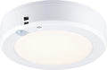 LIT-PaTH Battery Operated Motion Sensor LED Ceiling Light, 3000K 140 Lumens Battery Powered Closet Light, 6.1inch Wireless Motion Ceiling Lamp for Hallway Laundry Stair, 1-Pack (Battery Not Included)