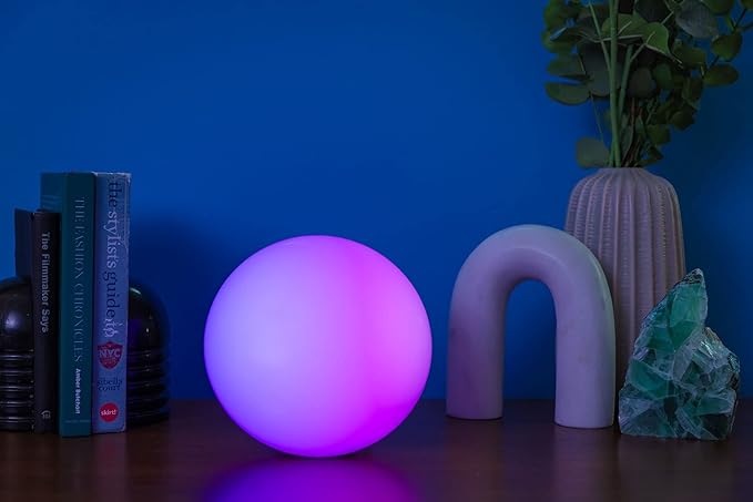 BlissLights BlissRadia - Smart LED Entertainment Lamp and Night Light with 16 Million Colors + Color Shifting Scenes, Compatible with Alexa and Google Home
