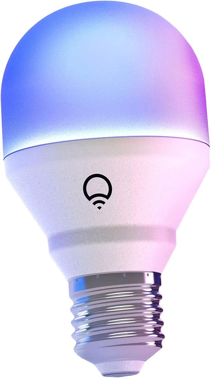 LIFX Color Smart Light Bulbs E26 (2-Pack), Matter Compatible RGB + Tunable White (800 Lumens), WiFi Dimmable Color Changing (2.4GHz), Compatible with Apple HomeKit, Alexa & Google