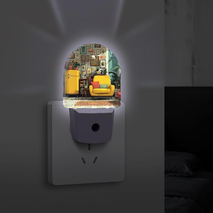 LED Night Light, Vital Interior Smart Sensor Night Lights Plug Into Wall with Auto Dusk to Dawn, Soft Glow Nightlight for Bedroom, Bathroom, Hallway, Stairway