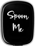 Ceramic Spoon Rest for Stove Top, DAYYET Large Spoon Holder, Spoon Rest for Kitchen Counter, Heat-Resistant Cooking Utensil Rest, Black Kitchen Decor and Accessories