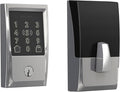 Schlage Encode Plus Smart Wi-Fi Lock for Front Door, Keyless Entry Deadbolt, Unlock with Apple Watch, Built-in WiFi and App Control, Easy Install, Alexa & Apple HomeKit Compatible, Bright Chrome