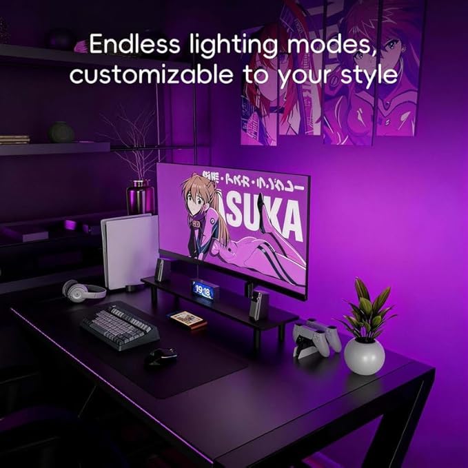 Skydimo 24 Inch ARGB Led Strip Lights, Monitor Backlight, Monitor Led Lights, PC Sync Backlight, Sync with Screen Color or Music, Dynamic Ambient Smart Light with USB, Software Control