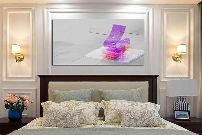Wibinuki Wall Art Wall Decor Wall Paintings Artificial Intelligence Machine Learning Nural Language Processing for Living Room Bedroom Bathroom Home Decor Can Be Hung Directly 20"x 40"