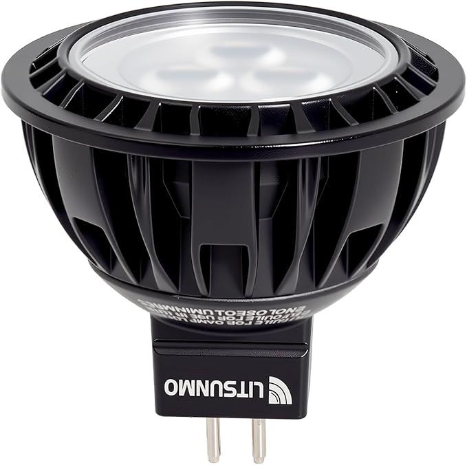 MR16 LED Bulb 2700K Warm White, 5W MR16 GU5.3 LED Bulb Aluminum, 400 Lumens, 12V Low Voltage Landscape Light Bulbs for Outdoor Landscape Lighting and Indoor Accent Lighting, 1 Pack