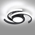 ADISUN Modern LED Ceiling Light,6000K Semi Flush Mount Ceiling Light Fixture,Small Ceiling Lamp for Living Room Bedroom Corridor Aisle Hallway (D11 in*H2.9 in; 33W; No Remote)