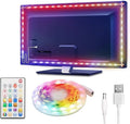 MY Beauty Light LED Lights for TV, 6.56ft Waterproof TV LED Backlight for 32-58in TV, 65536 DIY Colors Options RGBW LED Strip Lights Behind TV, Smart Led Ambient Lighting for Bedroom Gaming Room Decor