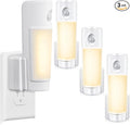 Enhon 3 Pack 4 in 1 Emergency Lights for Home Power Failure, Rechargeable LED Flashlight Plug in Wall, Automatic Turn On Power Outage Night Light with Motion Sensor for Hurricane Preparedness Items