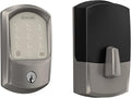 Schlage Encode Smart Wi-Fi Deadbolt Lock with Touchscreen Keypad, Keyless Front Door Entry, App Control, Alexa, Google Home and Airbnb Compatible, Satin Nickel, BE489WB GRW 619
