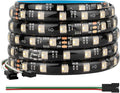 BTF-LIGHTING WS2814 IC RGBW RGB+Warm White (Similar WS2812B) Addressable DC24V 16.4FT 60LED/m 10pixel/m Flexible 4 Colors in 1 Dream Color LED Strip IP65 for Home Decor (No Adapter or Controller)