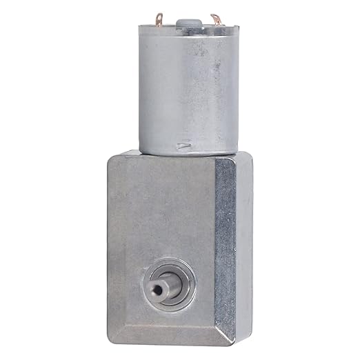 12V Gear Motor All Metal Heavy Duty Double Shaft High Torque Low Noise Reduction Motor for Automatic Window Openers Smart Home Devices Small Winches 4632-370 Model (30RPM)