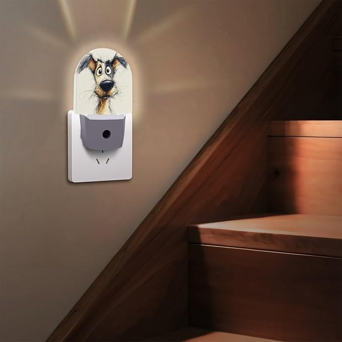 Night Lights Plug Into Wall, Line of Life LED Smart Light Sensor Night Light Auto Dusk to Dawn for Hallway, Bedroom, Bathroom, Stairway