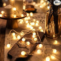 33ft 80 LED Globe String Lights – USB Powered Warm White Fairy Lights for Bedroom, Patio, Wedding, Party & Indoor Outdoor Decor