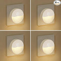 Plug-in Motion Sensor Night Light, Dusk to Dawn Light Sensor, Soft Warm White LED Backlit Glow, Auto On/Off for Bathroom Bedroom Hallway Stairs Nursery, 4 Pack