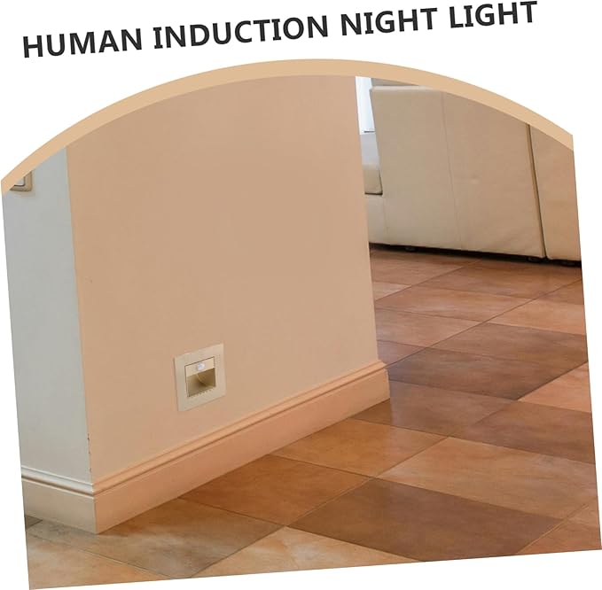 Garneck Motion Sensor Recessed Stair Lights LED Step Lights for Indoor Aisles and Outdoor Stairs Warm Soft Lighting for Hallways and RVs Easy to Install