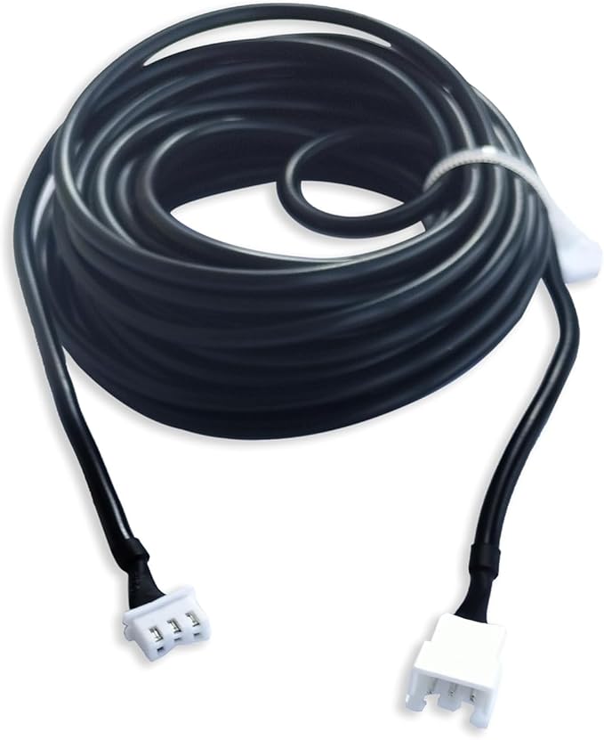 WiFi Temperature and Humidity Sensor Extension Cable for Tuya WiFi Smart Temperature & Humidity Sensor Controller | 5m 16.4 ft 3-Pin Male and Female Connection Wire |Patch Wire