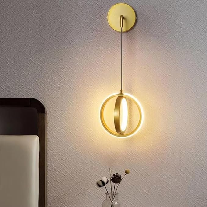 Modern Minimalist LED Wall Lamp Home Indoor Decor Wall Sconce for Living Room Bedroom Bedside Lustres Backgroud Light,Simple