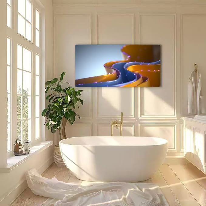 Wibinuki Wall Art Wall Decor Wall Paintings Da Analytics Artificial Intelligence Da Science Transmion for Living Room Bedroom Bathroom Home Decor Can Be Hung Directly 20"x 40"