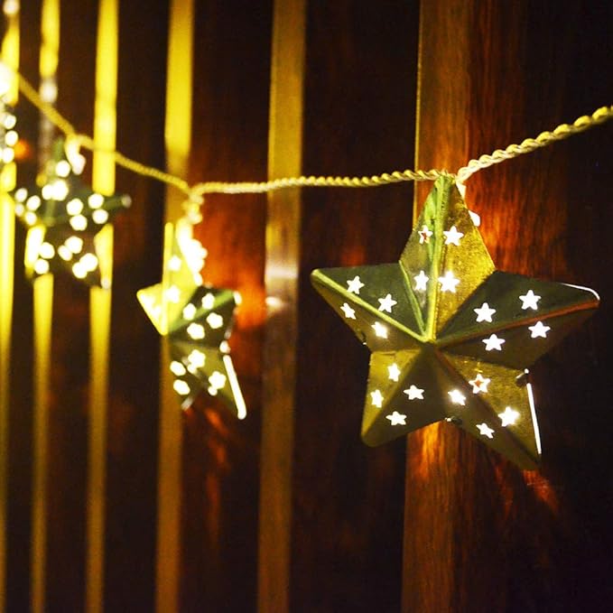 ACRAFT Twinkle Star String Lights Plug in Fairy Lights for Bedroom with End-to-end Connector Ambient Lighting Night Lights Nursery Light for Thanksgiving Decorations Christmas Lights