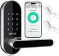 Keyless Entry Keypad Smart Door Lock with Handle & Knob – Digital Deadbolt for Front, Bedroom, Office & Interior Doors, App Control for Airbnb, Guests & Kids, Easy DIY Install (No Fingerprint)