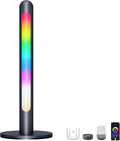 LAMPAOUS Smart Table Lamp, Bedside or Bedroom Lamp, TV backlights, Gaming Lights, Adjustable White and Multi Color Compatible with Alexa, Google Assistant, Voice Activated. App Control
