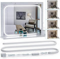 MY BEAUTY LIGHT LED Vanity Lights Strip for Mirror, 3000K-6000K Adjustable Color Temperature Bright Vanity Mirror Lights, 6.56FT Dimmable Makeup Light, ELT Approval 24V Stick on Lights for Mirror