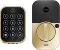 Yale Assure Lock 2 Touch Deadbolt, Lifetime Brass Key-Free Smart Lock with Wi-Fi Connected Touchscreen Keypad and Fingerprint Scanner for Code Entry and Remote Access, YRD450-F-WF1-P05